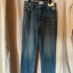 Abercrombie & Fitch Ultra High Rise 90s Straight Size 30/10 NWT